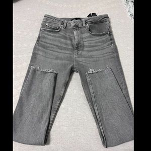 Zara grey skinny jeans
